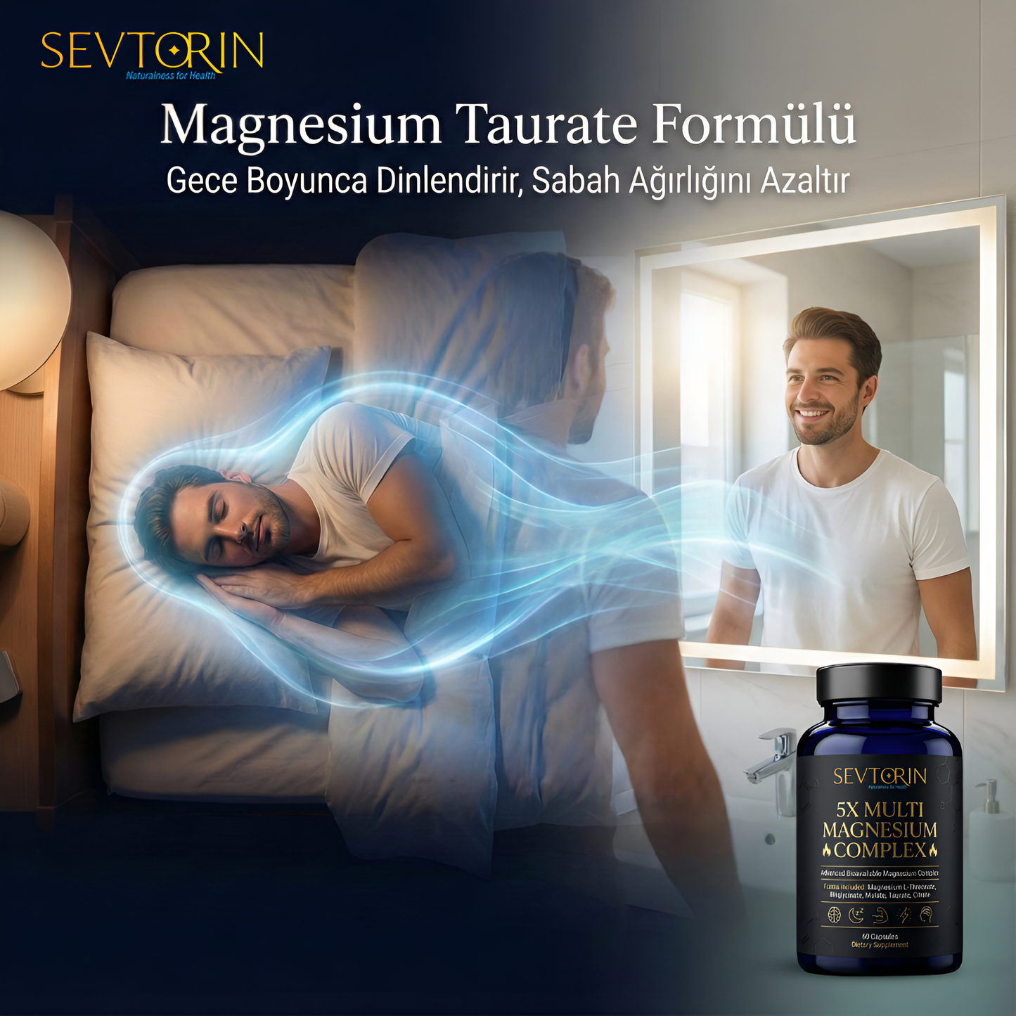 Sevtorin™ 5X Multi Magnezyum - Zindelik Destekleyici