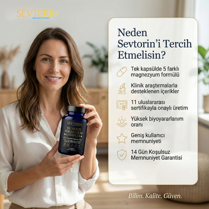 Sevtorin™ 5X Multi Magnezyum - Zindelik Destekleyici