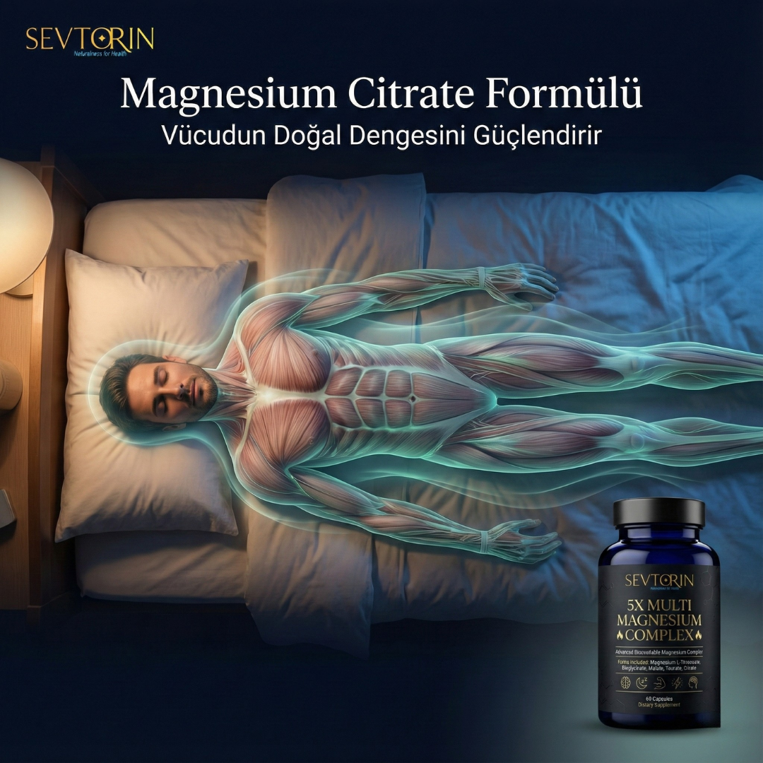Sevtorin™ 5X Multi Magnezyum - Zindelik Destekleyici
