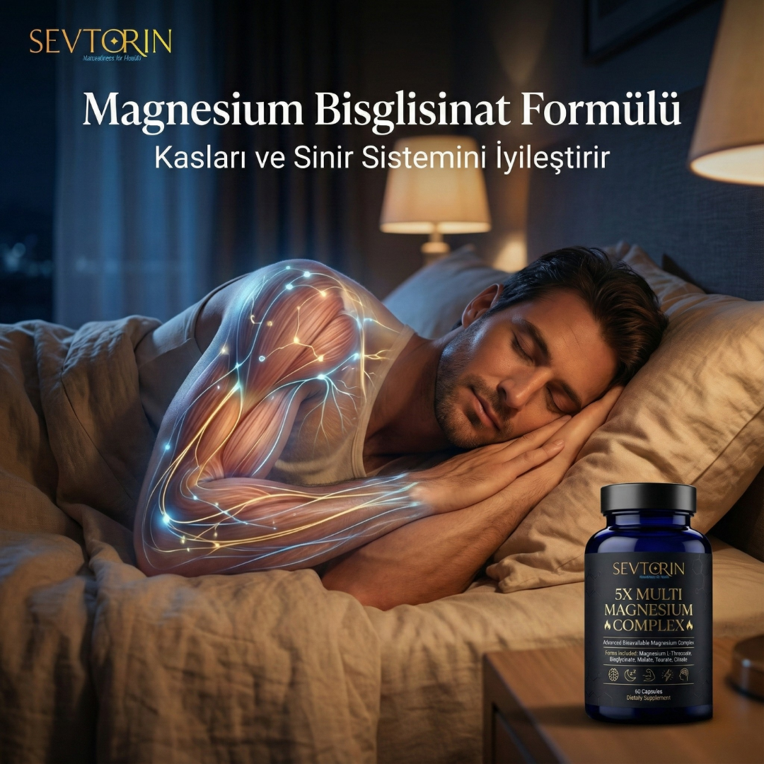 Sevtorin™ 5X Multi Magnezyum - Zindelik Destekleyici